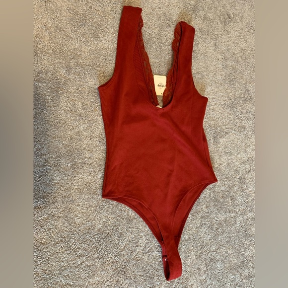 NWT FreePeople Red Bodysuit - Picture 7 of 7